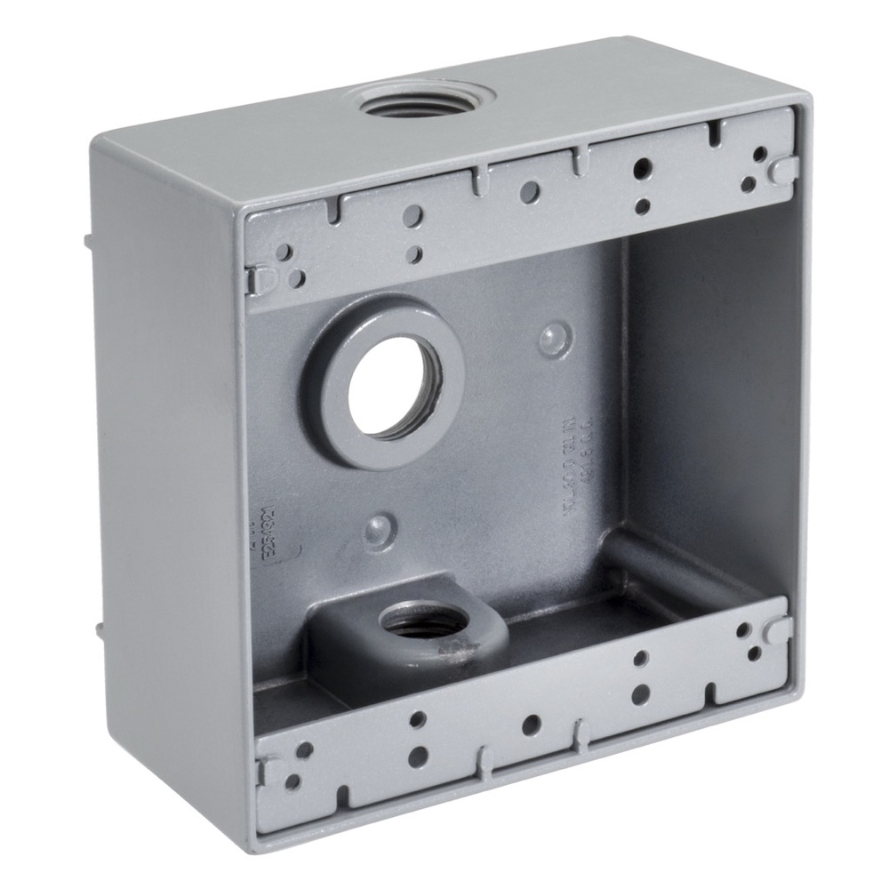 Topaz WB2375 3/4" 3-Hole Weatherproof Box